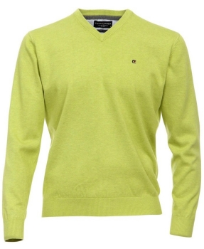 Casa Moda edler V-Neck Pullover limone Pima Cotton