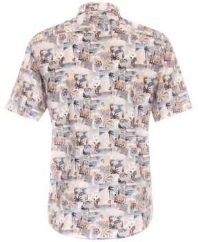 Casa Moda Kurzarmhemd Organic Cotton multicolor Fancy Print