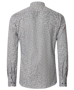 Casa Moda Langarm Twill in beige grau Floral Print