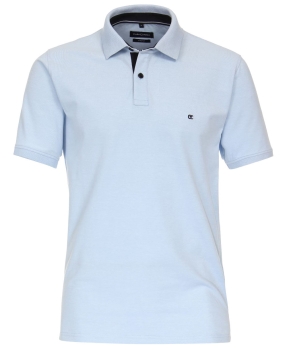 Casamoda Sport Polo Shirt Stretch in hellblau