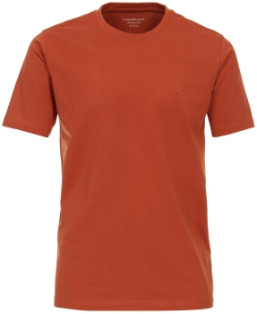 Casamoda Rundhals T-Shirt in orange rost