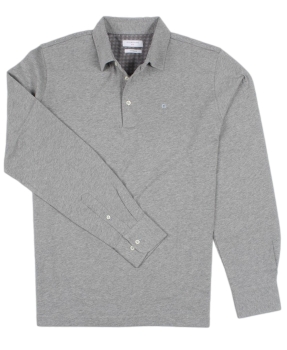 Giordano Langarmshirt Longsleeve in graumelange