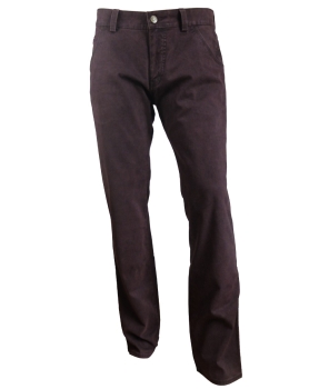 Hattric Jeans Hunter 5 Pocket Stil in burgunder Stretch