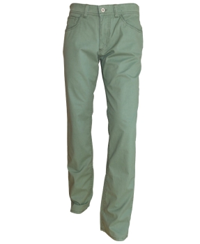 Hattric Jeans Hunter Pima Cotton in grün 5 Pocket Style