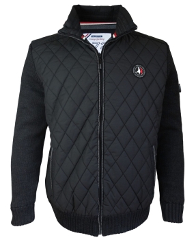 Impulso Jacke in Strick mit Steppung und Zipper REGATTA in anthrazit