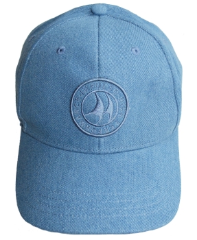 Impulso Italy Base Cap Maritim in jeansblau mit Labelstickerei