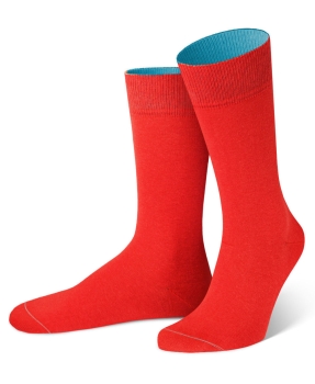 von Jungfeld 1 Paar Herrensocken Connel in rot