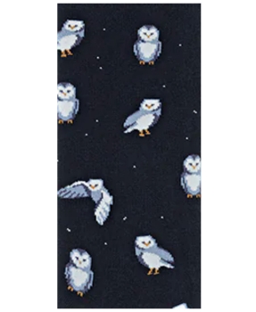 von Jungfeld 1 Paar Socken dunkelblau Icons Schneeeule