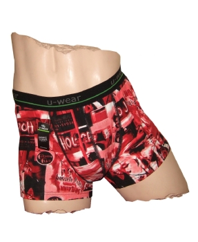 u-wear Pants Modell Retro Cotton Club Tomato