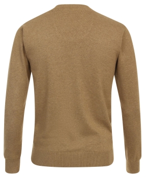 REDMOND V-Neck Pullover Comfort Fit in beige