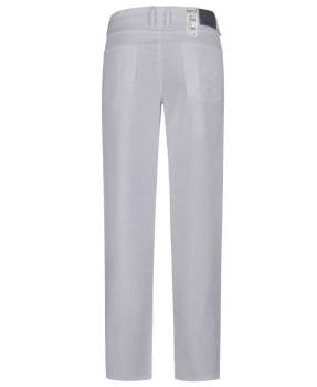 Preview: Hattric Twill Chino Hardy 5 Pocket Stil lichtgrau