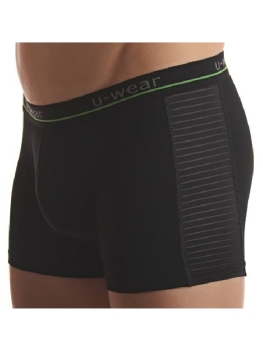 u-wear Pants Short Modell Transparent schwarz