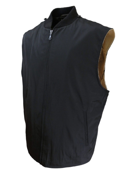 Bugatti Long Lederjacke CANADIAN in dunkelbraun mit separater Weste