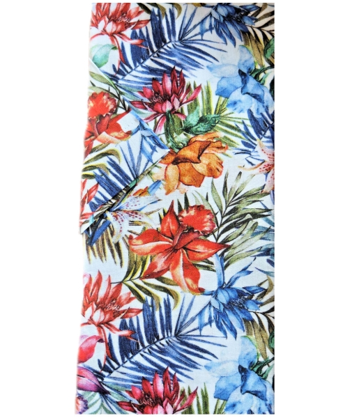 Armas Comfort Fit Kurzarmhemd weiss multicolor Floralprint