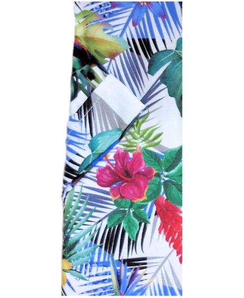 Armas Comfort Fit Kurzarmhemd weiss multicolor Floralprint
