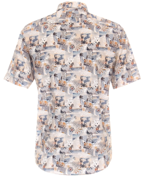 Casa Moda Kurzarmhemd Organic Cotton multicolor Fancy Print