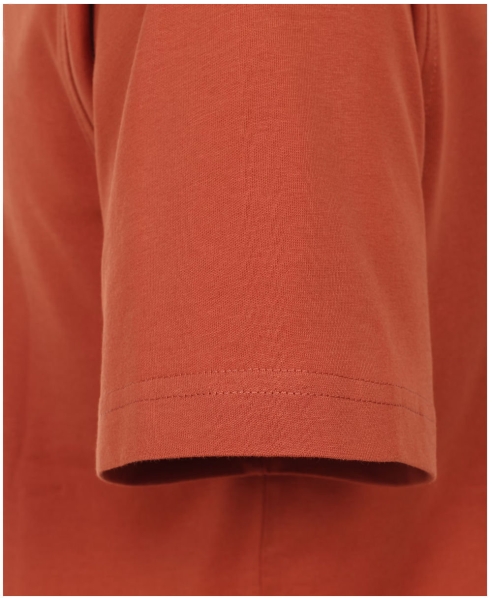 Casamoda Rundhals T-Shirt in orange rost