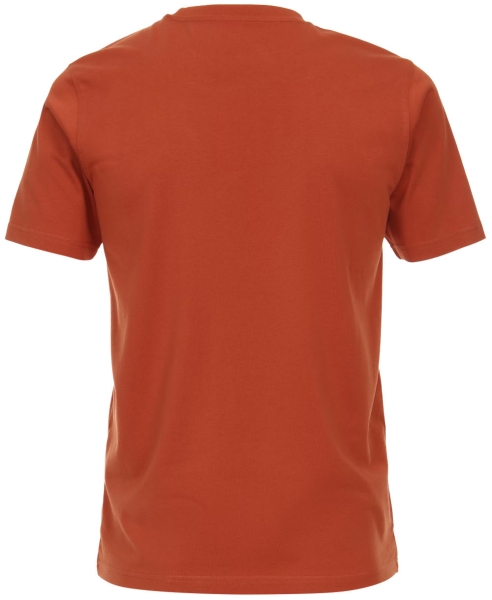 Casamoda Rundhals T-Shirt in orange rost