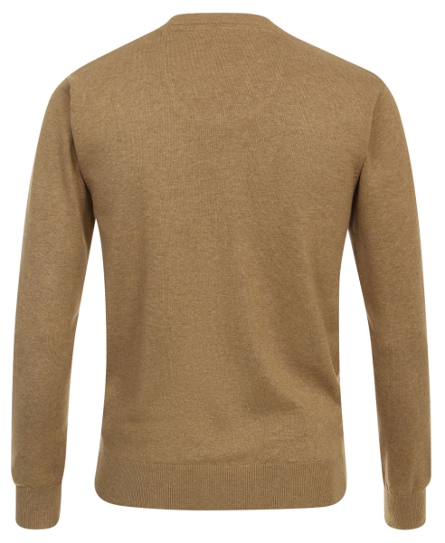REDMOND V-Neck Pullover Comfort Fit in beige