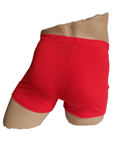 Sun Project Swim Pants in rot mit weißen Strukturstreifen
