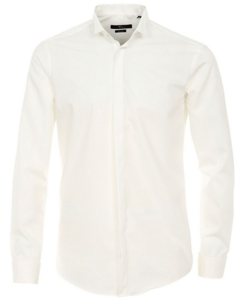 Venti Slim Fit Partyhemd creme Kläppchenkragen UMA ÄL 72 cm