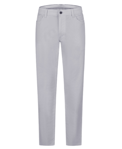 Hattric Twill Chino Hardy 5 Pocket Stil lichtgrau