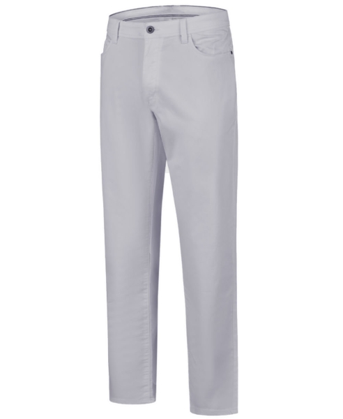 Hattric Twill Chino Hardy 5 Pocket Stil lichtgrau