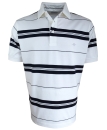 Baileys Polo Shirt STRIPES in cremeweiss marine